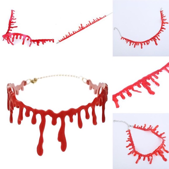 👻 Awesome “Blood drip" choker 🩸 - Picture 8 of 8